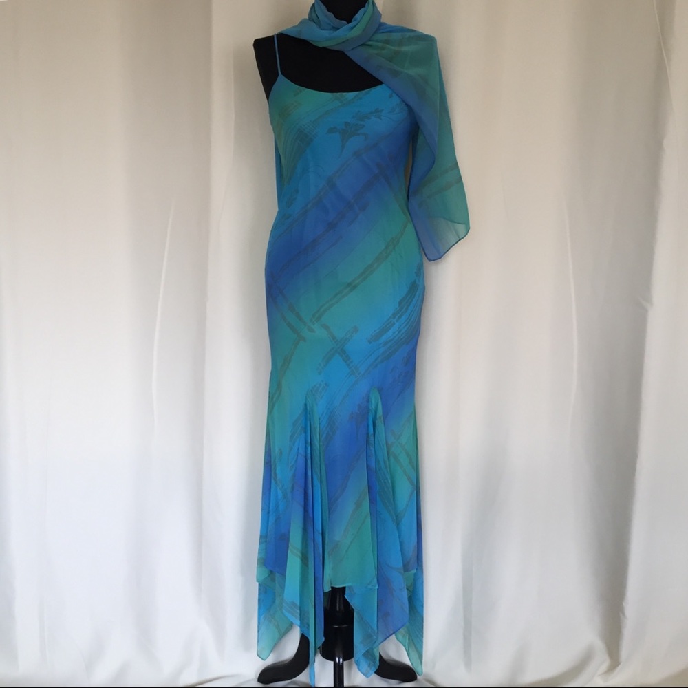 Maxi Dress Semi-Formal Gown Prom Summer Wedding - Picture 2 of 8